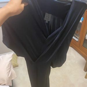 Calvin Klein black scoop dress S